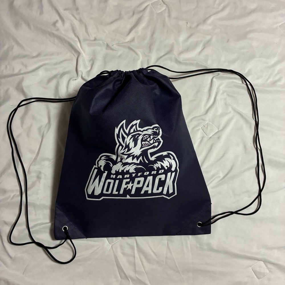 Navy Drawstring Gym Sack - Picture 7 of 7